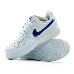 Nike Air Force 1 Low ’07 White Navy Logo