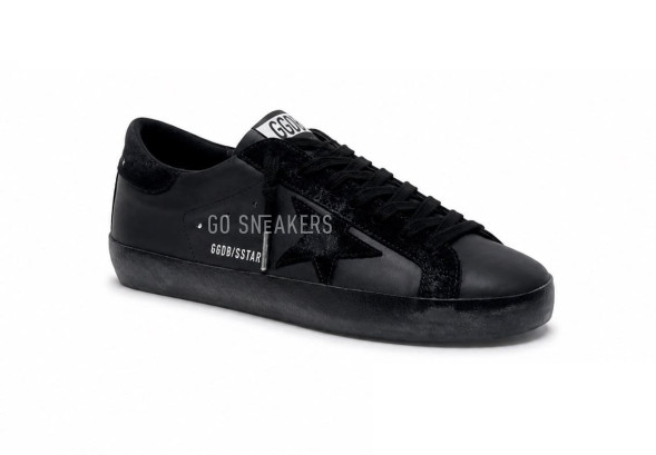 Мужские кеды Golden Goose Super Star Mens in Black