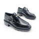 Женские лоферы Hermes Loafers Leather Black