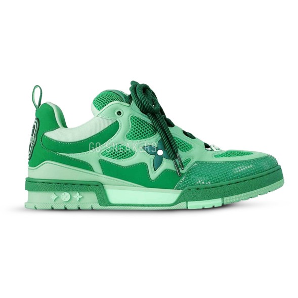 Унисекс кроссовки Louis Vuitton Skate Sneaker Green Light Green