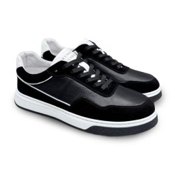 Brunello Cucinelli Leather/Suede Black