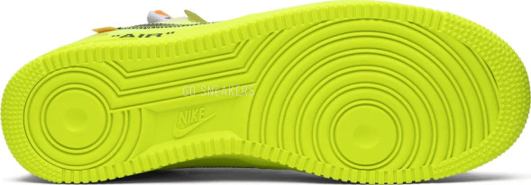 Унисекс кроссовки Nike Off-White x Air Force 1 Low &amp;#039;Volt&amp;#039;
