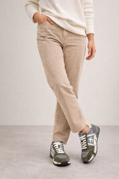 Унисекс кроссовки Premiata Textile/Suede Grey/Khaki