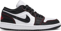 Женские кроссовки Nike Wmns Air Jordan 1 Low SE Utility &#039;White Black Red&#039;