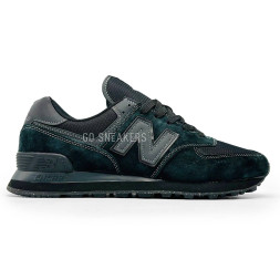 New Balance 574 Suede Dark Emerald