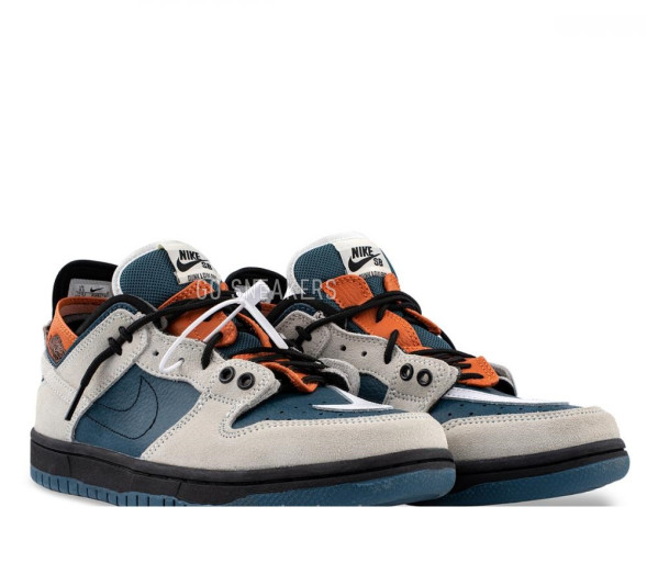 Унисекс кроссовки Nike Dunk Low Nike Sb Pro Grey Ink Green