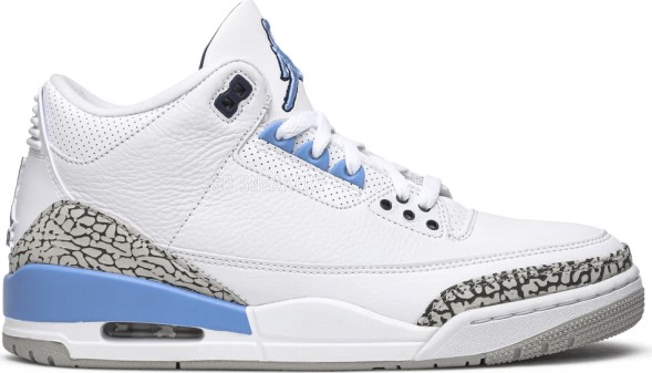 Унисекс кроссовки Nike Air Jordan 3 Retro &amp;#039;UNC&amp;#039;