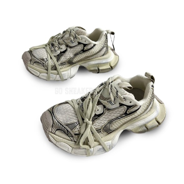 Женские кроссовки Balenciaga 3XL Sneaker Worn-Out WMNS Beige/Silver