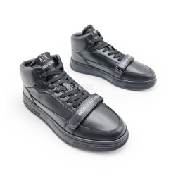 Armani Excahange Winter Leather Black