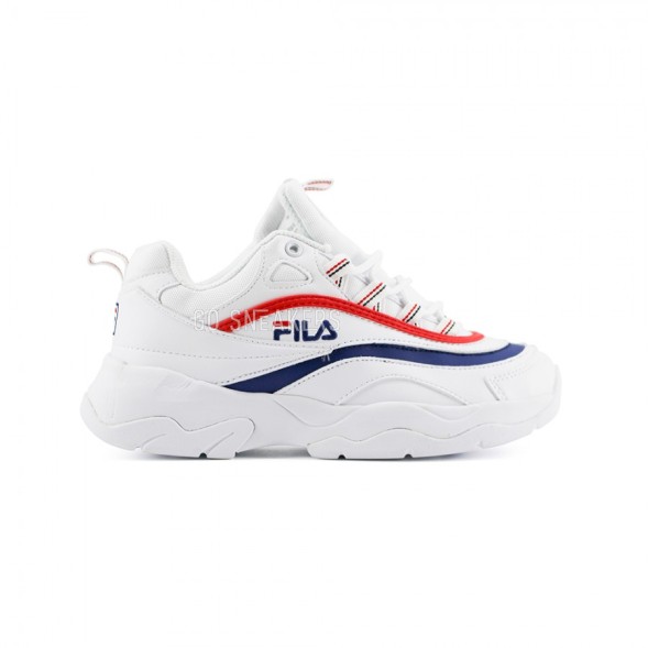 Женские кроссовки FILA Ray White-Red-Blue