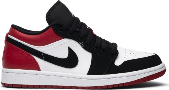 Унисекс кроссовки Nike Air Jordan 1 Low &amp;#039;Black Toe&amp;#039;