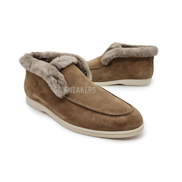 Унисекс ботинки Brunello Cucinelli Suede Brown