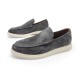 Мужские лоферы Hugo Boss Loafers Suede Grey